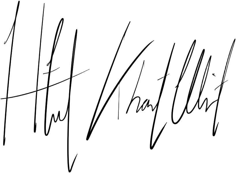 Htut Khant Wint signature